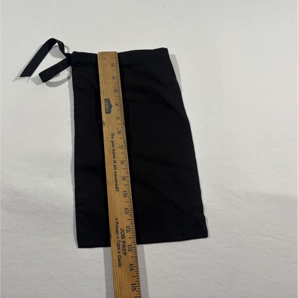 Chanel Dust Bag 13 x 7 in Black Ribbon Drawstring Cotton Shoe Jewelry Storage - Picture 6 of 7